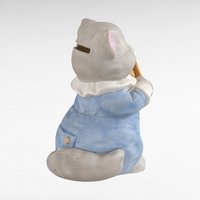 Ceramic Cat Playing Violin Bank | Vintage The Good Company | Collectible Figurine