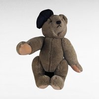 Vintage 1982 Gund Bialosky Teddy Bear, Jointed Teddy Bear, Plush Bear, Collectible Teddy Bear, Gift for Collector