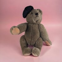 Vintage 1982 Gund Bialosky Teddy Bear, Jointed Teddy Bear, Plush Bear, Collectible Teddy Bear, Gift for Collector