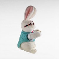 Vintage 1991 Target Alice in Wonderland White Rabbit Plush - 16" Stuffed Animal Collectible