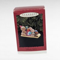 Vintage Hallmark Ornament Lot - 90s Keepsake Ornaments with Boxes - Mickey, Elves, Santa, & More