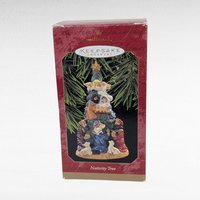 Vintage Hallmark Ornament Lot - 90s Keepsake Ornaments with Boxes - Mickey, Elves, Santa, & More