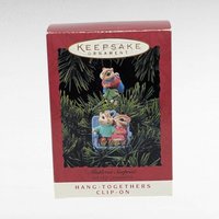Vintage Hallmark Ornament Lot - 90s Keepsake Ornaments with Boxes - Mickey, Elves, Santa, & More