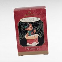 Vintage Hallmark Ornament Lot - 90s Keepsake Ornaments with Boxes - Mickey, Elves, Santa, & More