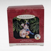 Vintage Hallmark Ornament Lot - 90s Keepsake Ornaments with Boxes - Mickey, Elves, Santa, & More