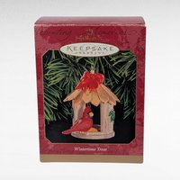 Vintage Hallmark Ornament Lot - 90s - 80s Keepsake Ornaments with Boxes - Train, Santa, Animals & More