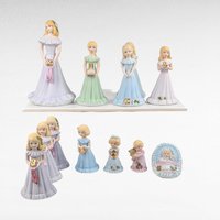 Vintage Enesco Growing Up Girls Figurine Lot, Random Ages,  Ceramic Figurines, Birthday Girls, Collectible Figurines, Gift for Collector