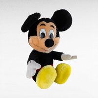Vintage Mickey Mouse Plush, 12" Plush Toy, Disney Plush, Collectible Toy, Retro Mickey Mouse