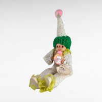 Vintage Musical Clown, Shelf Sitter, Marianne's Musical Menagerie, Karousel Kuston, Clown Decor, Collectible Clown
