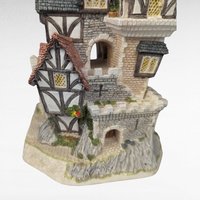 1991 David Winter Castle in the Air, Signed, Collectible Fantasy Cottage, Whimsical Decor, Unique Gift