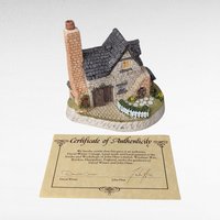 1993 David Winter The Smithy Cottage, Collectible English Village, Miniature House, Gift for Collectors