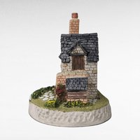 1993 David Winter The Smithy Cottage, Collectible English Village, Miniature House, Gift for Collectors