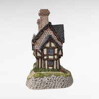 1987 David Winter "Gunsmiths Cottage" | The Midlands Collection | with COA and Box