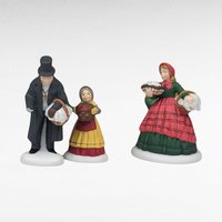 1997 Dept 56 Heritage Village FLAWED "The Spirit of Giving" 13 Piece Set