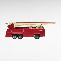 Vintage Tonka Fire Truck - Large Metal Toy Truck - Collectible Fire Engine