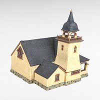 1998 Dept 56 "Chapel on the Hill" | Seasons Bay | Lighted House | Porcelain Church