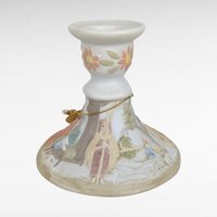 Pair of Lefton Christopher Collection Nativity Candle Holders | 03430 | Vintage Christmas Decor
