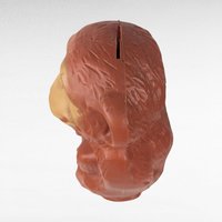 Vintage Wing Inc. Plastic Monkey Bank | Nostalgic Coin Savings | Retro Toy Gift | 10.5 Inches