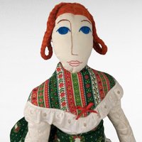 Handmade 25" Cloth Doll | Vintage Fabric Doll | Collectible Doll | Handmade Toy | Gift for Doll Collector