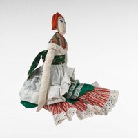 Handmade 25" Cloth Doll | Vintage Fabric Doll | Collectible Doll | Handmade Toy | Gift for Doll Collector