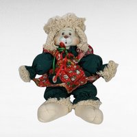 Vintage House of Lloyd Christmas Around the World Porcelain Hip and Hop Bunny Shelf Sitters - 11 Inch Holiday Decor