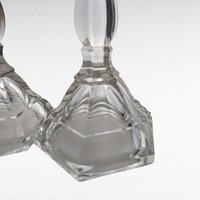 Vintage Tiffany & Co. Crystal Hampton Candlesticks | Pair of Crystal Candle Holders | Elegant Home Decor | Wedding Gift | Anniversary Gift