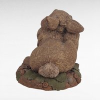 1995 Tim Wolfe "Twitch" Rabbit Figurine | Cairn Studios | Collectible Animal Figurine | Whimsical Rabbit Decor