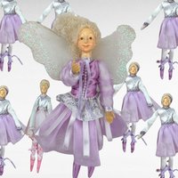 Set of 8 Purple Fairy Ornaments | Hanging Fairy Decorations | Christmas Ornaments | Fantasy Decor | Whimsical Ornaments