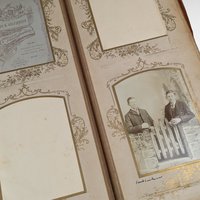 Antique 1800s Family Photo Album |  South Dakota Family History | Original Photos | Genealogy Research