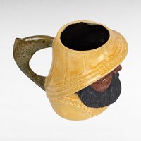 1981 Handmade Fisherman Mug, Art Pottery Mug, Signed, Unique Coffee Mug, Gift for Fisherman, Nautical Decor