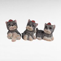 Vintage Dog Figurines, Homco Puppy Figurines, Ceramic Dog Figurines, Yorkie Figurines,  Boy with Puppy Figurine, Gift for Dog Lover
