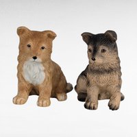 Vintage Dog Figurines, Homco Puppy Figurines, Ceramic Dog Figurines, Yorkie Figurines,  Boy with Puppy Figurine, Gift for Dog Lover