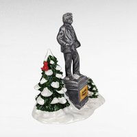 Vintage Dept 56 Village Accessories, Dept 56 Snow Village, Dept 56 Snowbabies, Mark Twain Statue, Frosty Pines Trees, Christmas Village