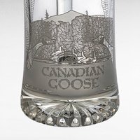 Canadian Goose Glass Beer Stein, Etched Goose Stein, Collectible Stein, Gift for Beer Lover, Nature-Themed Drinkware