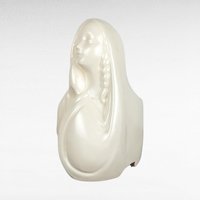 Vintage Ceramic Madonna Music Box Planter, Religious Music Box, Figurine Planter, Unique Gift