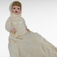 Vintage Avon Gallery Porcelain Doll, Shelburne Museum Collection, Collectible Doll,  Porcelain Doll with Stand, Gift for Doll Collector