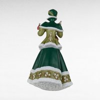 2003 Avon Presidents Club Mrs. Albee Award Figurine, Vintage Avon Collectible, Woman and Child, Winter Holiday Theme, Sales Achievement