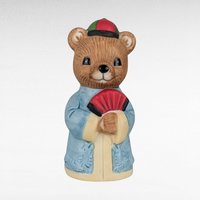 Vintage Homco International Bear Figurines, Set of 5, Ceramic Bears, Collectible Bears, World Cultures, Home Decor, Unique Gift