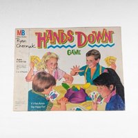 1987 Milton Bradley Hands Down Game, Vintage Board Game, Family Game, Card Game, Collectible Game, Retro Game, Kids Game