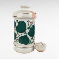 1986 Old Commonwealth "A Happy Green St. Patrick's Day" Decanter, Vintage Whiskey Decanter, Irish Decor, Collectible Decanter, Empty Bottle
