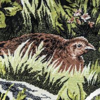 Vintage Tapestry Wall Hanging, Pheasants in Woodland Scene, Bohemian, Large Wall Art, Nature Tapestry