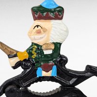 Vintage Cast Iron Nutcracker, Christmas Decor, Figural Nutcracker, Holiday Kitchen Tool, Unique Gift
