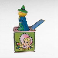 1971 Mattel Mother Goose Jack-in-the-Box, Vintage Toy, Working Musical Toy, Nursery Decor, Collectible Toy