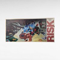 1975 Parker Brothers Risk Game, Vintage Board Game, Complete, Strategy Game, World Conquest Game, Collectible Board Game