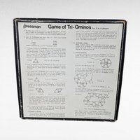 Vintage Tri-Ominos Game, The Triangle Game by Pressman, Complete with Instructions, Strategy Game, Family Game Night