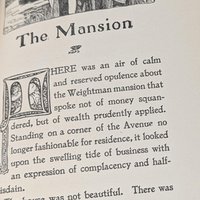 The Mansion by Henry Van Dyke, Vintage Hardcover Book, Illustrated by Elizabeth Shippen Green, Collectible Book, Gift for Book Lovers