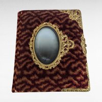 Antique Velvet Photo Album | Victorian Photo Album | Ornate Photo Album | Antique Photos Included