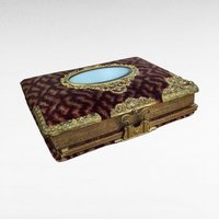 Antique Velvet Photo Album | Victorian Photo Album | Ornate Photo Album | Antique Photos Included