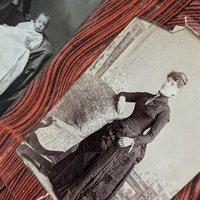 Antique Velvet Photo Album | Victorian Photo Album | Ornate Photo Album | Antique Photos Included