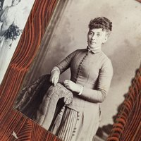 Antique Velvet Photo Album | Victorian Photo Album | Ornate Photo Album | Antique Photos Included
